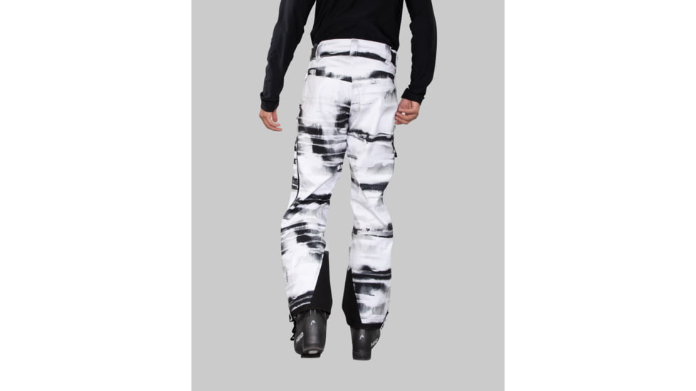 Obermeyer Foraker Shell Pant - Mens, Medium, Short Inseam, White-Out, 25046-22106-MS