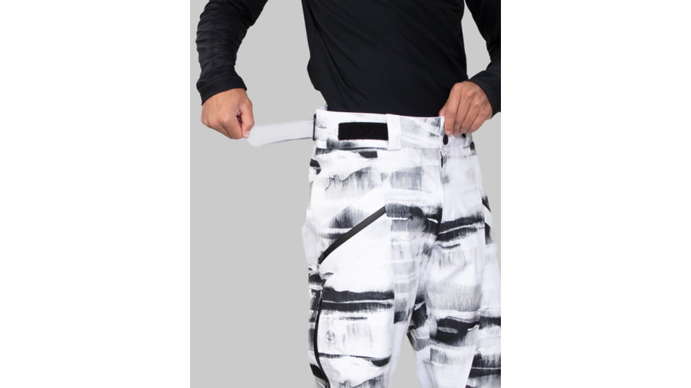 Obermeyer Foraker Shell Pant - Mens, Medium, Short Inseam, White-Out, 25046-22106-MS