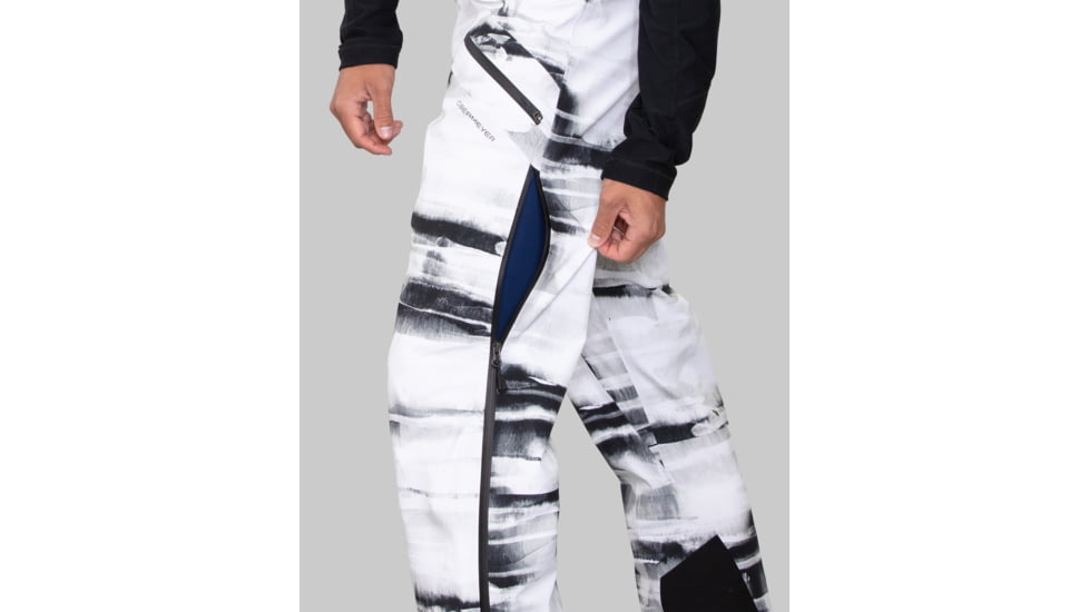 Obermeyer Foraker Shell Pant - Mens, Medium, Short Inseam, White-Out, 25046-22106-MS