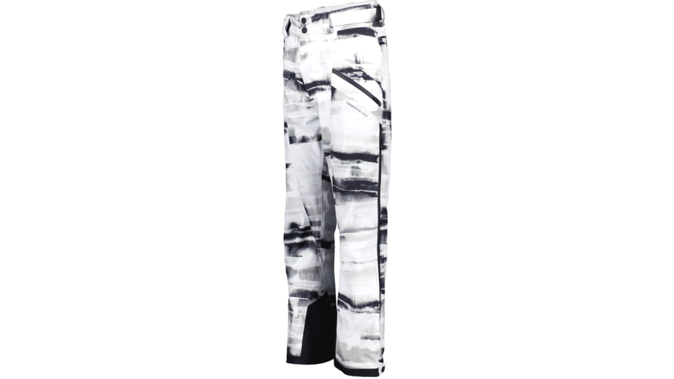 Obermeyer Foraker Shell Pant - Mens, Medium, Short Inseam, White-Out, 25046-22106-MS