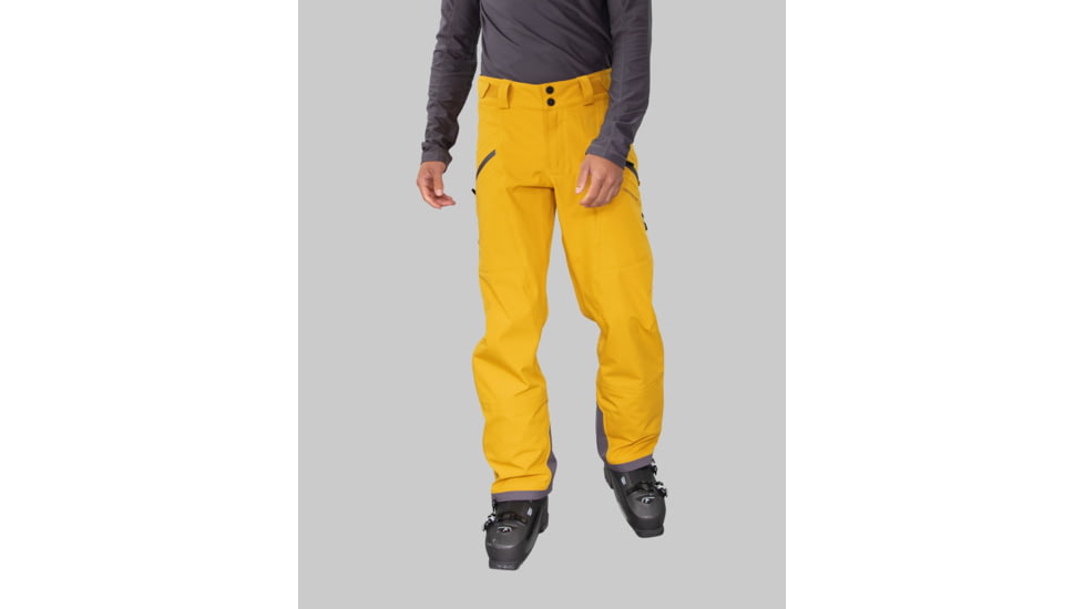 Obermeyer Foraker Shell Pant - Mens, Small, Regular Inseam, Golden Hour, 25046-22120-S