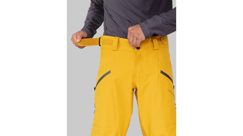 Obermeyer Foraker Shell Pant - Mens, Small, Regular Inseam, Golden Hour, 25046-22120-S