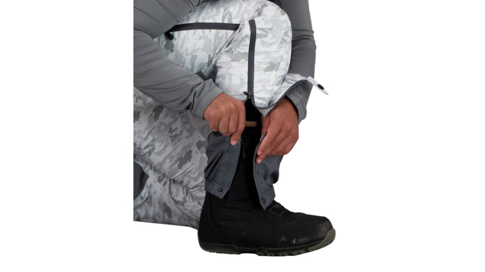 Obermeyer Foraker Shell Pant - Mens, Snow Squall, Large, 25038-21104-L