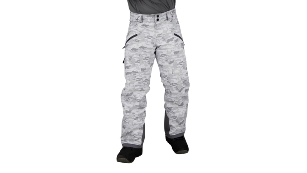 Obermeyer Foraker Shell Pant - Mens, Snow Squall, Large, 25038-21104-L
