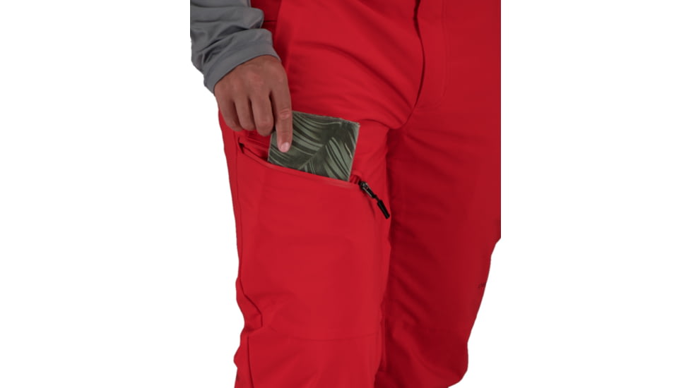 Obermeyer Force Suspender Pant - Mens, Brakelight, Medium, Short, 25011-19042-MS