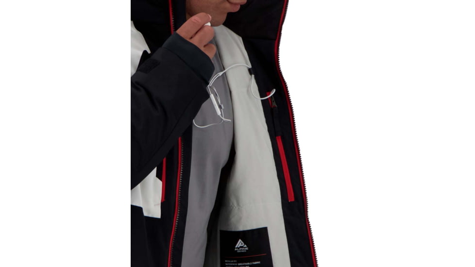 Obermeyer Foundation Jacket - Mens, Black, Large, Tall, 21100-16009-LT