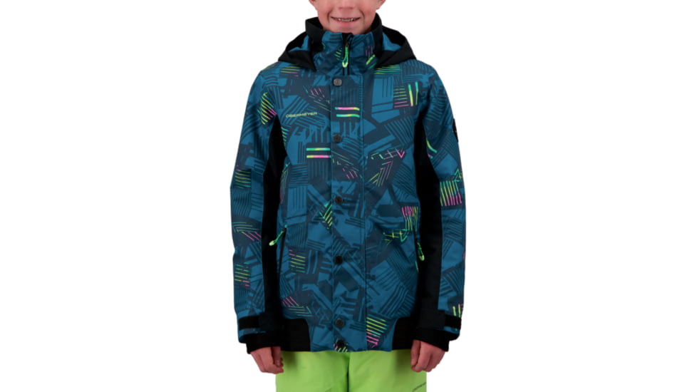 Obermeyer Gage Jacket - Boys, Radio Waves, Large, 41071-21170-L