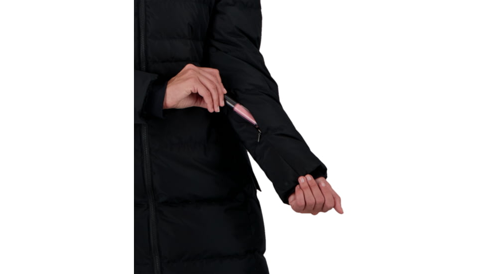 Obermeyer Hemera Down Parka - Womens, Black, 8 Petite, 11180-16009-8P