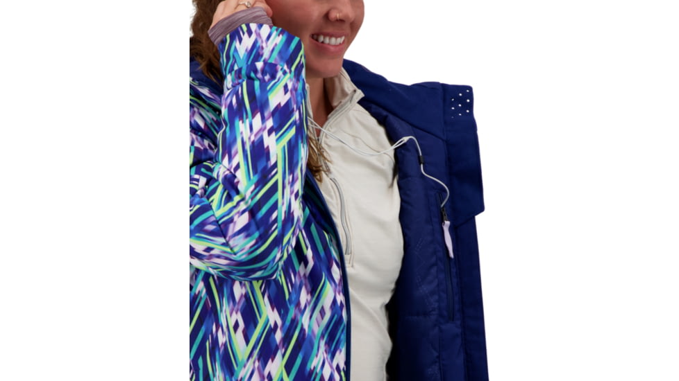 Obermeyer Jette Jacket - Womens, Cosmic Ray, 14 Petite, 11166-21152-14P