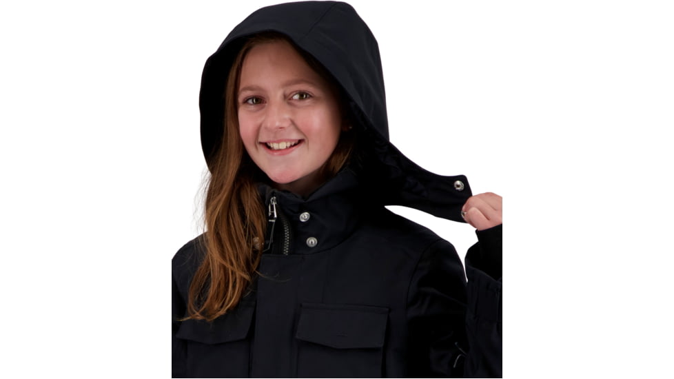 Obermeyer June Jacket - Girls, Black, Medium, 31073-16009-M