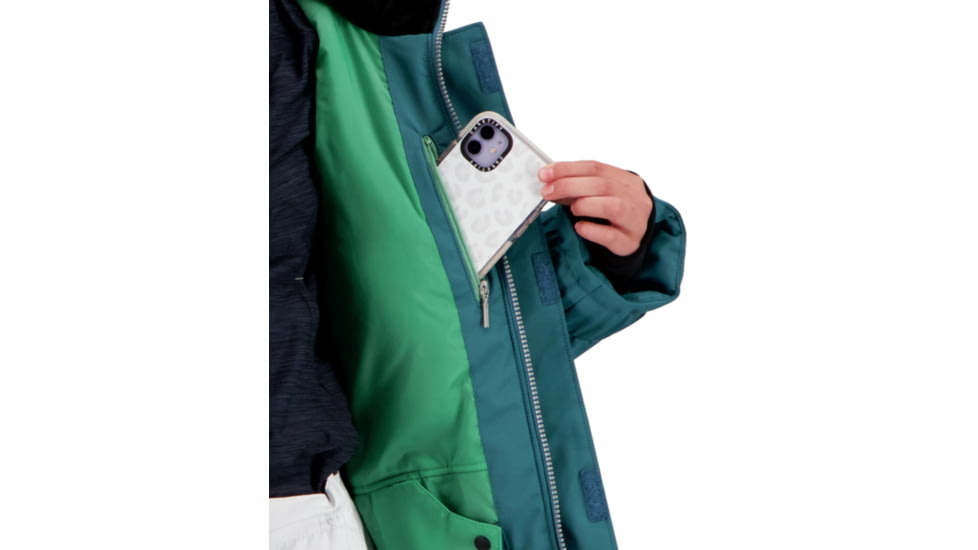 Obermeyer June Jacket - Girls, In Too Deep, Extra Large, 31073-21171-XL