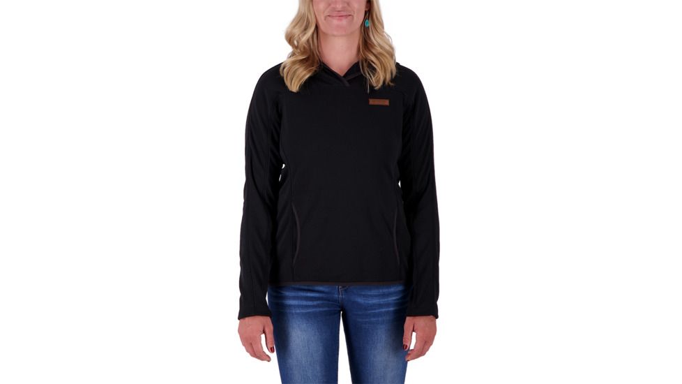 Obermeyer Lila Fleece Pullover - Womens, Black, Extra Small, 17038-BLACK-XS