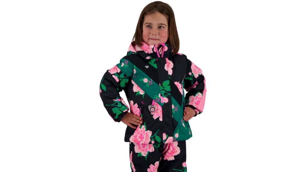 Obermeyer Lissa Jacket - Girls, Roses-R-Pink, 4, 51071-21151-4