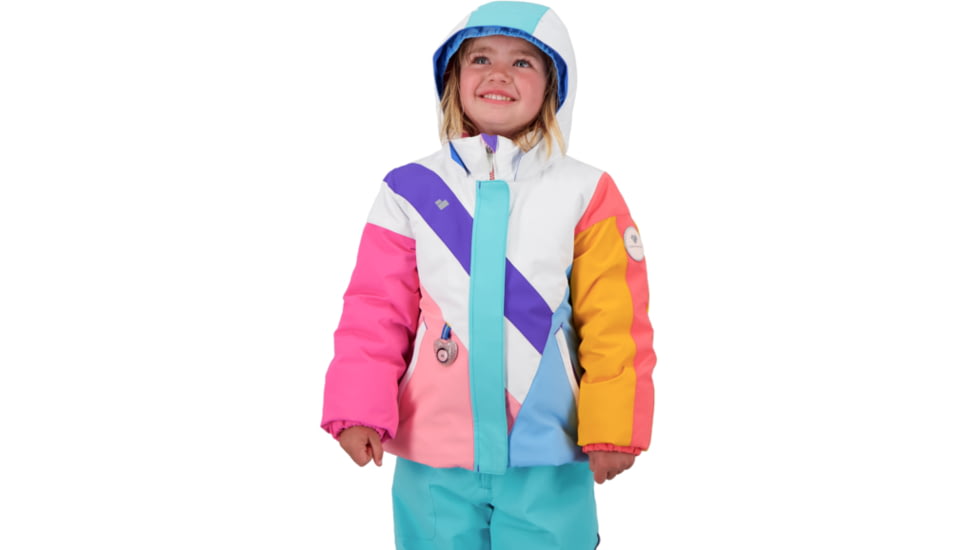 Obermeyer Lissa Jacket - Girls, White, 7, 51071-16010-7