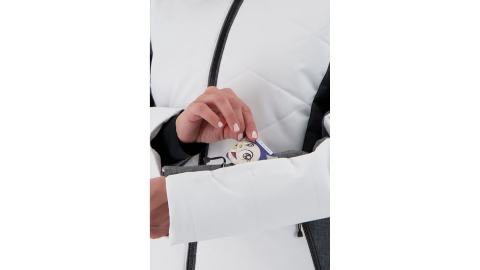 Obermeyer Lorena Jacket - Womens, White, 4, 11157-16010-4