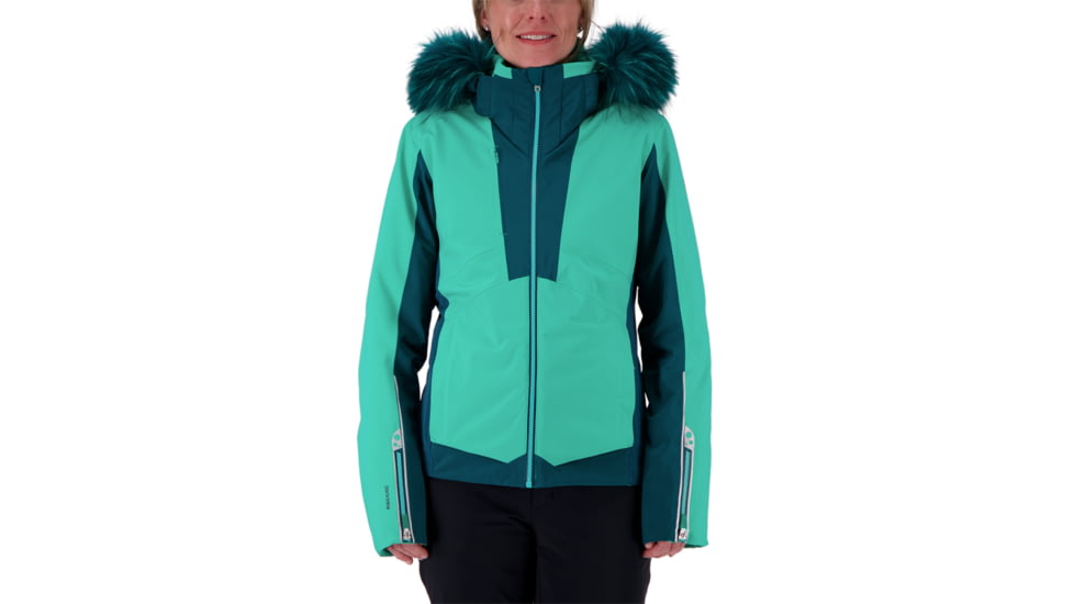Obermeyer Malaki Jacket w/Faux Fur - Womens, LetS Galapago, 10, 11123-LETS GALAPAGO-10