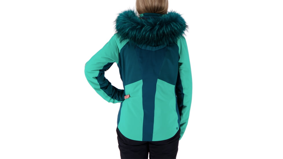Obermeyer Malaki Jacket w/Faux Fur - Womens, LetS Galapago, 10, 11123-LETS GALAPAGO-10