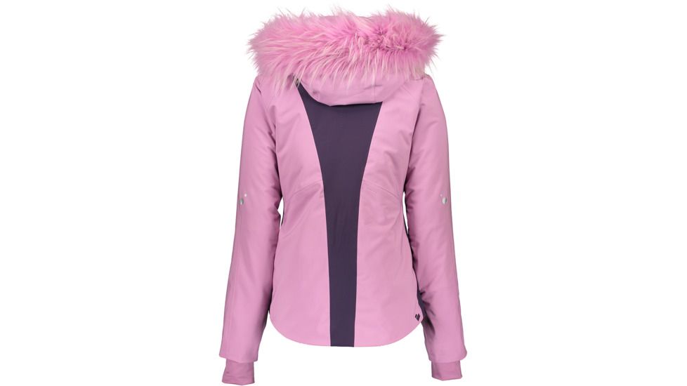Obermeyer Malaki Jacket w/Faux Fur - Womens, Sheer Bliss, 6, 11123-SHEER BLISS-6