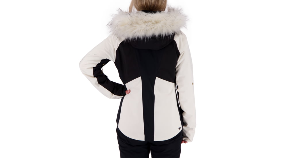Obermeyer Malaki Jacket w/Faux Fur - Womens, Sheer Bliss, 8, 11123-SHEER BLISS-8