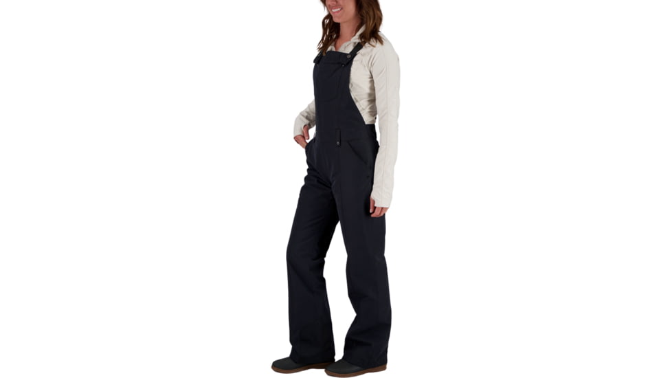 Obermeyer Malta Bib Overalls - Women's, 12 US, Regular Inseam, Black, 15032-16009-12