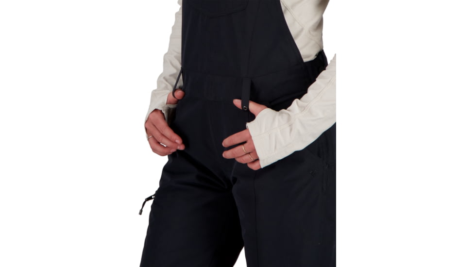 Obermeyer Malta Bib Overalls - Women's, 12 US, Regular Inseam, Black, 15032-16009-12