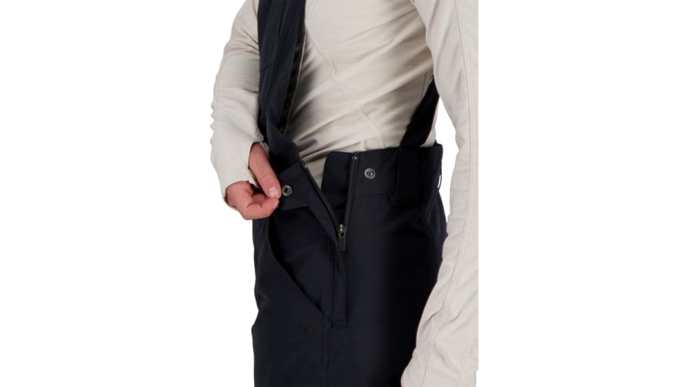 Obermeyer Malta Bib Overalls - Women's, 12 US, Regular Inseam, Black, 15032-16009-12