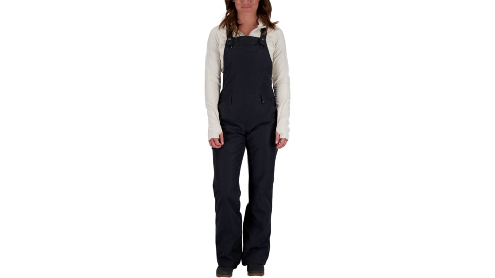 Obermeyer Malta Bib Overalls - Women's, 12 US, Regular Inseam, Black, 15032-16009-12