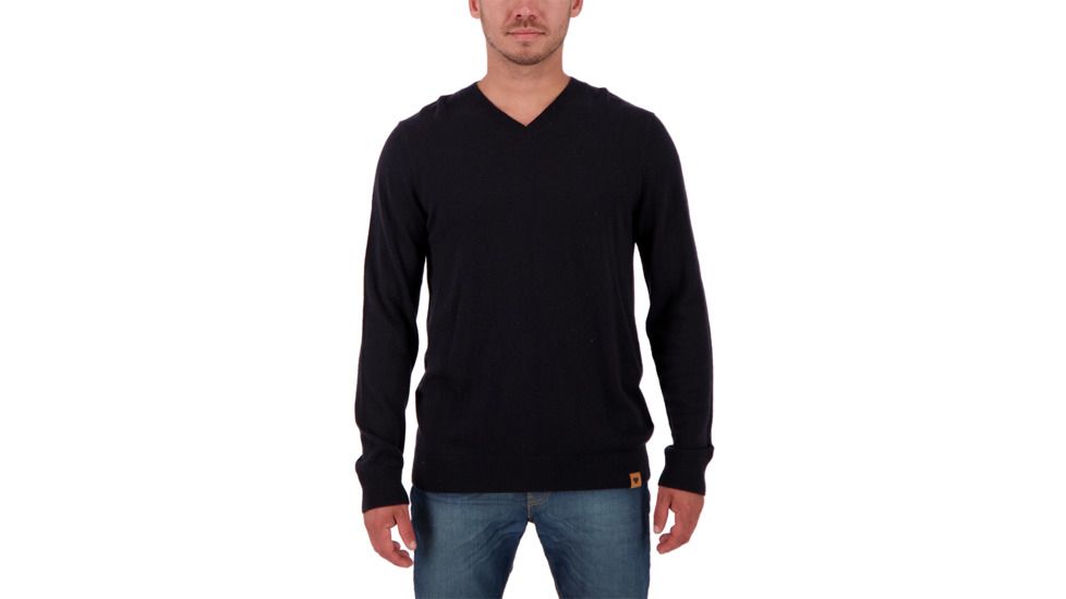 Obermeyer Mason V-Neck Sweater - Mens, Black, Large, 26023-BLACK-L