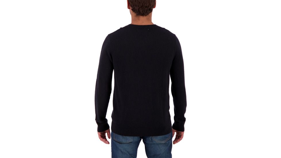 Obermeyer Mason V-Neck Sweater - Mens, Black, Large, 26023-BLACK-L