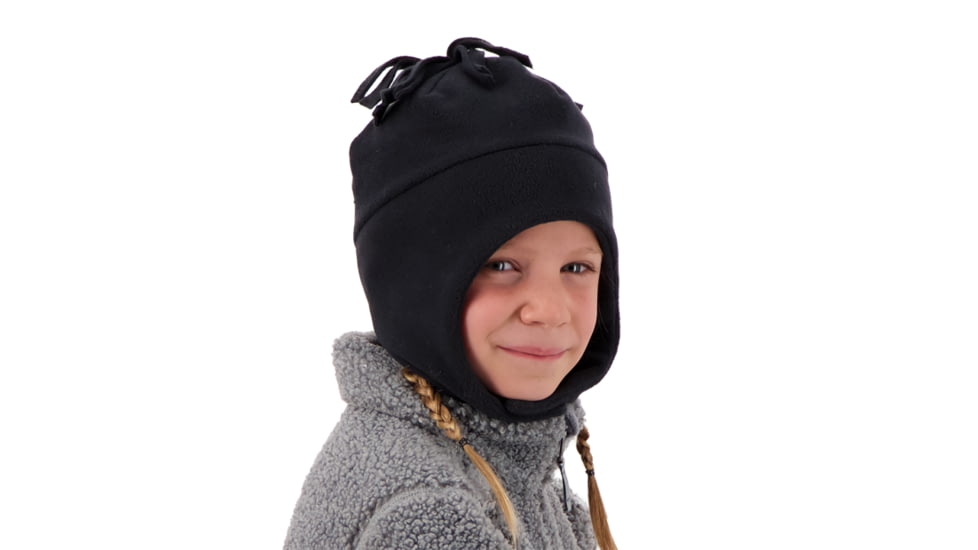 Obermeyer Orbit Fleece Hat, Black, 5-8, 77014-16009-5-8