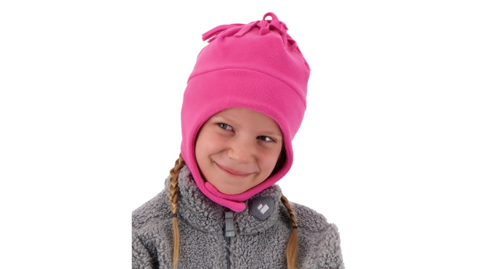Obermeyer Orbit Fleece Hat, Pink Pwr, 5-8, 77014-20057-5-8