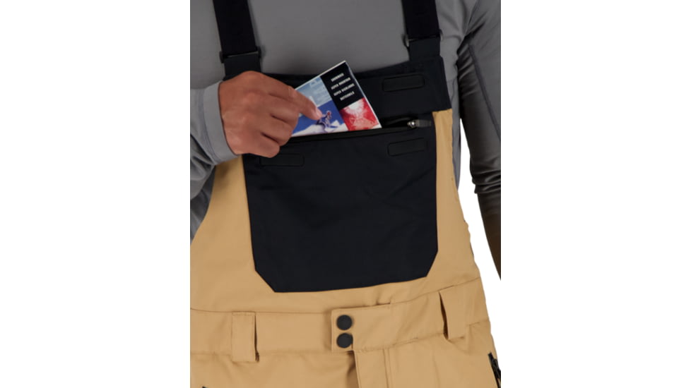 Obermeyer Perseus Bib Pant - Mens, Dune, Medium, 25005-21012-M