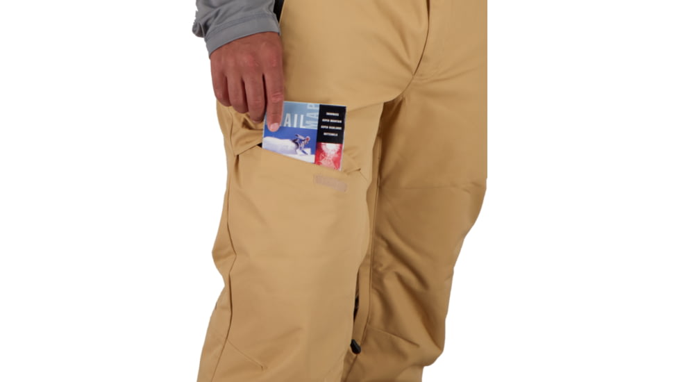 Obermeyer Perseus Bib Pant - Mens, Dune, Medium, 25005-21012-M