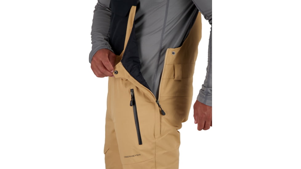 Obermeyer Perseus Bib Pant - Mens, Dune, Medium, 25005-21012-M
