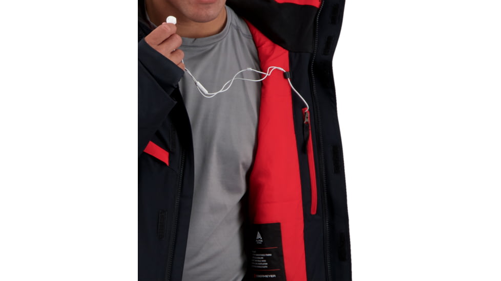 Obermeyer Primo Jacket - Men's, Medium, Regular, Black, 21109-16009-M