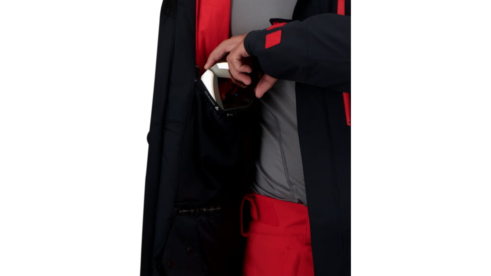 Obermeyer Primo Jacket - Men's, Medium, Regular, Black, 21109-16009-M