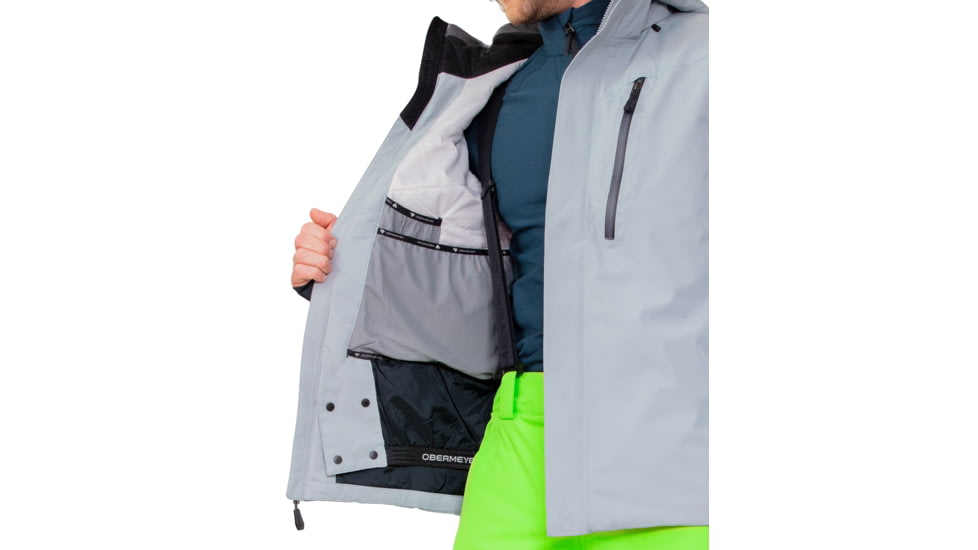 Obermeyer Primo Jacket - Mens, Large, Regular, Shale, 21109-22005-L