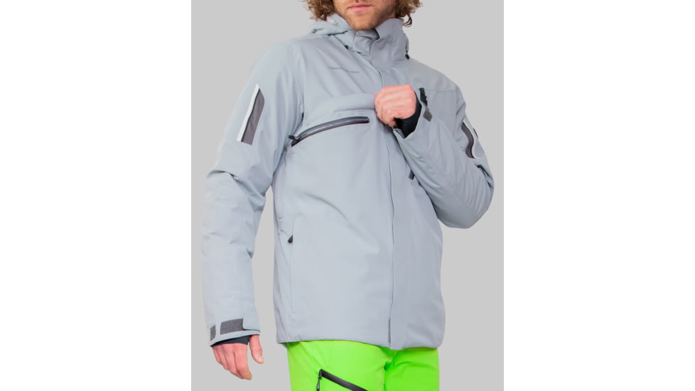 Obermeyer Primo Jacket - Mens, Small, Regular, Shale, 21109-22005-S