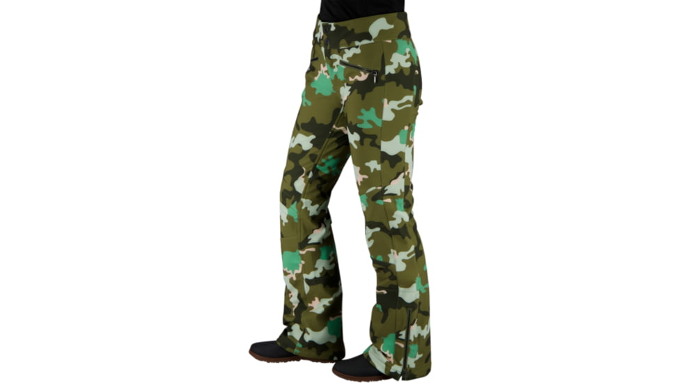 Obermeyer Printed Clio Softshell Pants - Womens, Saguaro Camo, 12, 15038-21131-12
