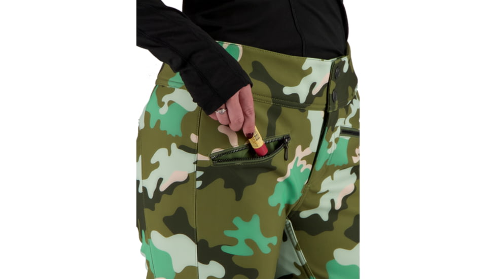 Obermeyer Printed Clio Softshell Pants - Womens, Saguaro Camo, 12, 15038-21131-12