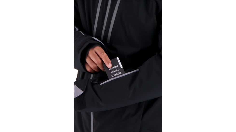 Obermeyer Raze Jacket - Mens, Black, Large, 21020-16009-L