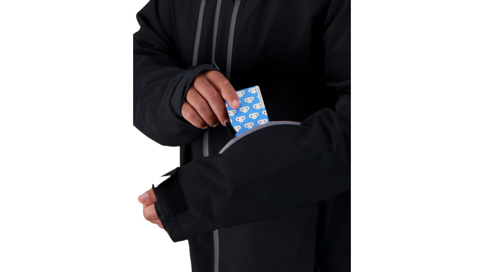 Obermeyer Raze Jacket - Men's, 2XL, Regular, Black, 21113-16009-2XL