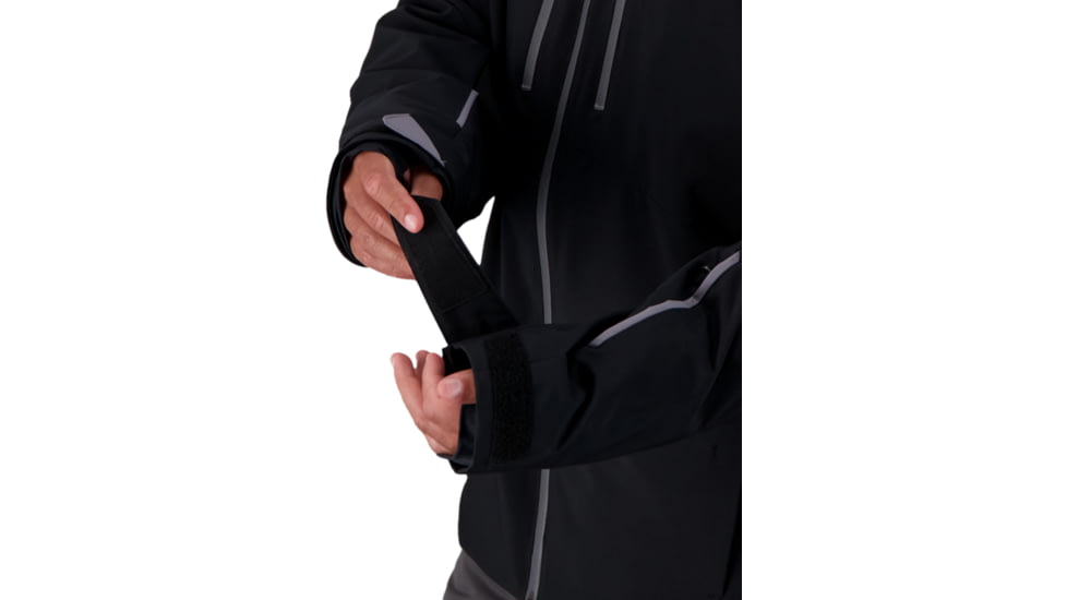 Obermeyer Raze Jacket - Men's, 2XL, Regular, Black, 21113-16009-2XL