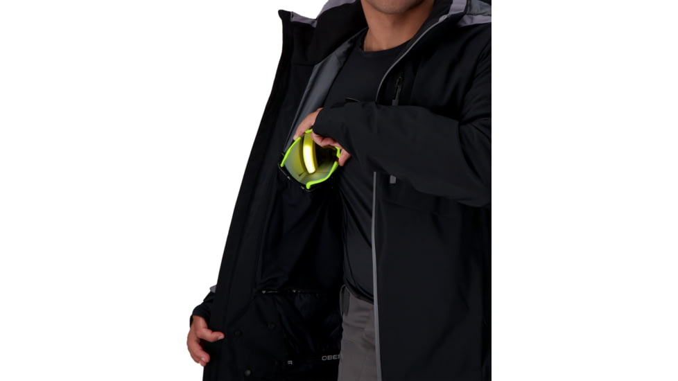 Obermeyer Raze Jacket - Men's, 2XL, Regular, Black, 21113-16009-2XL