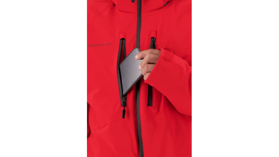 Obermeyer Raze Jacket - Mens, Brakelight, 2XLT, 21020-19042-2XLT