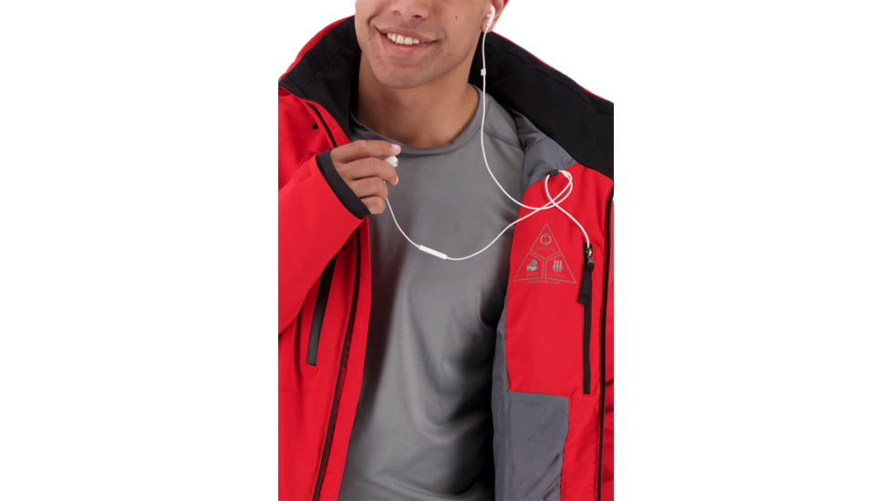 Obermeyer Raze Jacket - Mens, Brakelight, 2XLT, 21020-19042-2XLT