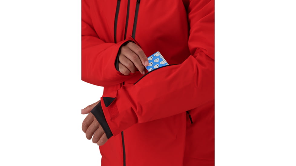 Obermeyer Raze Jacket - Men's, Small, Regular, Brakelight, 21113-19042-S