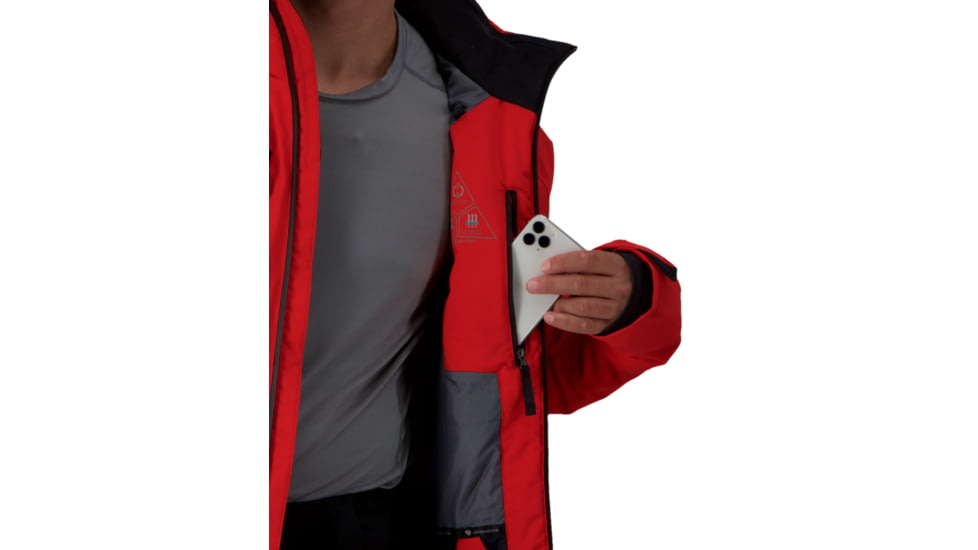 Obermeyer Raze Jacket - Men's, Small, Regular, Brakelight, 21113-19042-S