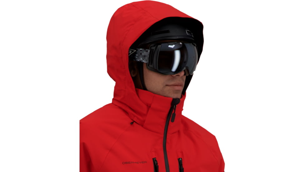Obermeyer Raze Jacket - Men's, Small, Regular, Brakelight, 21113-19042-S