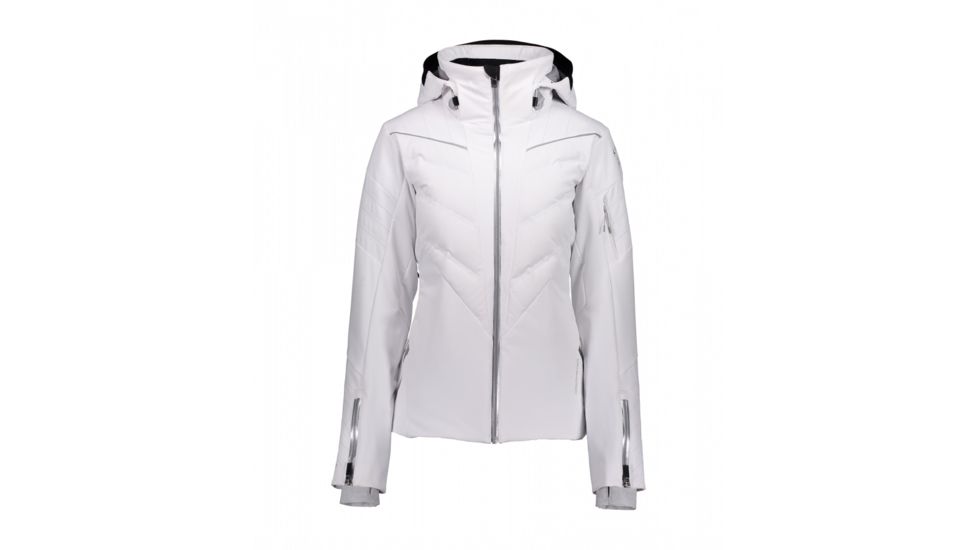 Obermeyer Razia Down Hybrid Insulated Ski Jacket - Womens, White, 6, 11112-16010-6